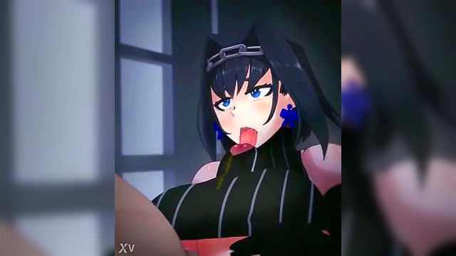 Kronii Shows Off Her Perfect Tits for Seductive Paizuri Action