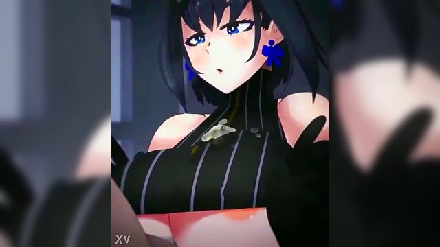 Kronii Shows Off Her Perfect Tits for Seductive Paizuri Action