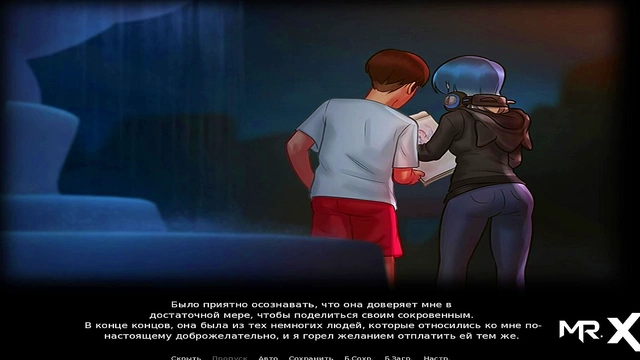 Teen Anime Chick Competes for Good Grades in Summertime Saga Seduction