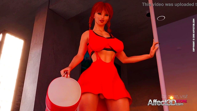 Futuristic Futa Trainer Puts On A Hot Lesbian Fitness Show With Big Tits&Beyond