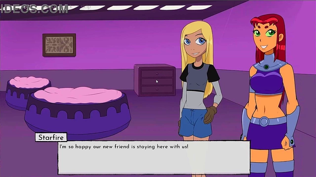 New Sexy Teen Titans Girl Terra Gets Ravaged By Raven In Eroge Anime Action