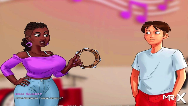 Teen Anime Seductress Tempts With Lollipop Tease for Summertime Saga Fans