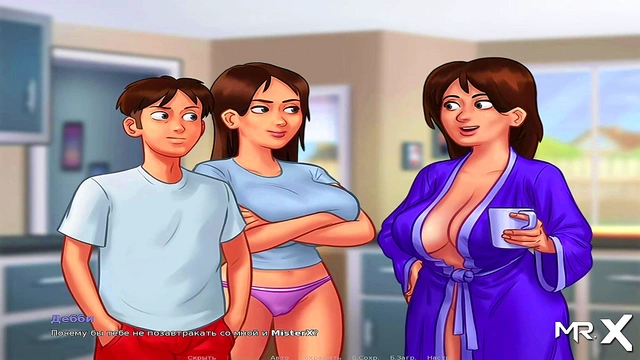 Teen Anime Seductress Tempts With Lollipop Tease for Summertime Saga Fans