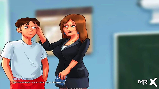 Teen Anime Seductress Tempts With Lollipop Tease for Summertime Saga Fans