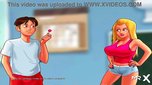 Teen Anime Seductress Tempts With Lollipop Tease for Summertime Saga Fans