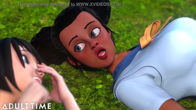 Big-Titted Anime Babes Scissor Each Other Hotly at Hentai College