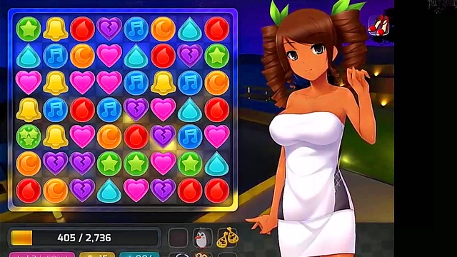 Brunette Neko Takes Dick In Sexy Anime Porn Game Huniepop Scene
