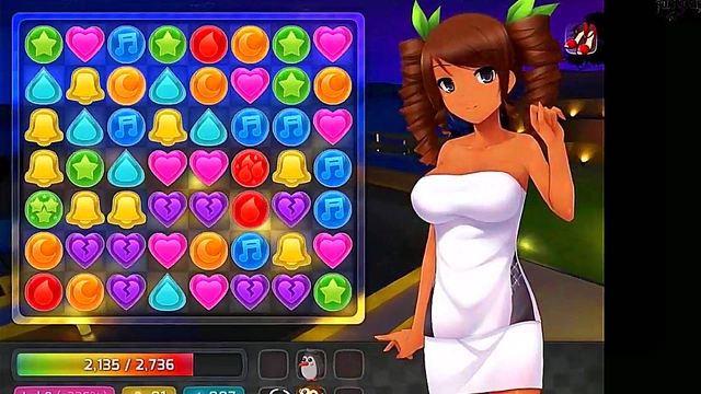 Brunette Neko Takes Dick In Sexy Anime Porn Game Huniepop Scene