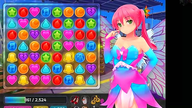 Brunette Neko Takes Dick In Sexy Anime Porn Game Huniepop Scene