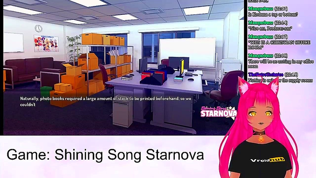 Lewd VTuber Neko Plays Shining Song Starnova for Hot Anime Action