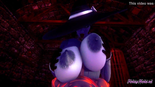 Lady Dimitrescu Gives Mind-Blowing Boobjob & Cowgirl Ride for POV Creampie