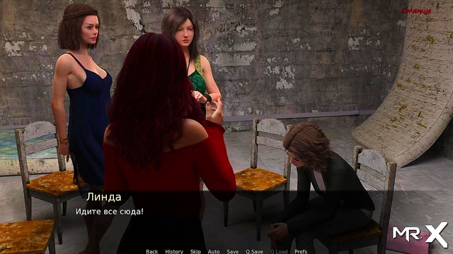 Horny Anime Babe Gets Her Ass Spanked Hard In Pine Falls Game Scene