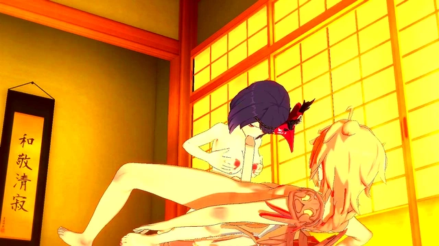 Sara Gives Seductive Boobjob & Blowjob Before Hot Genshin Impacts Creampie Session