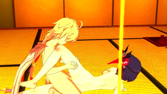 Sara from Genshin Impact Gets Fucked & Cums in Uncensored 3D Hentai Anime Cosplay