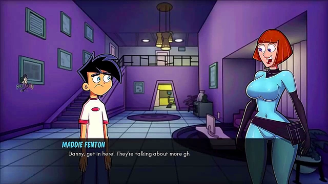 Latina MILF Cheerleader Gets Rough With Ghost in Danny Phantom Anime Action