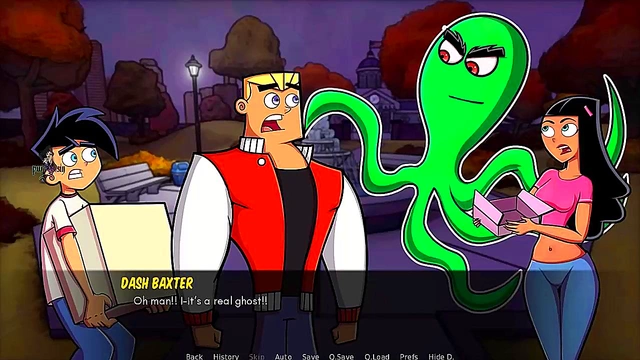 Latina MILF Cheerleader Gets Rough With Ghost in Danny Phantom Anime Action