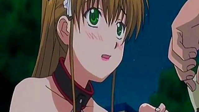 Horny Hentai Slave Gets Fucked Hard Outdoors With Big Dick Bliss