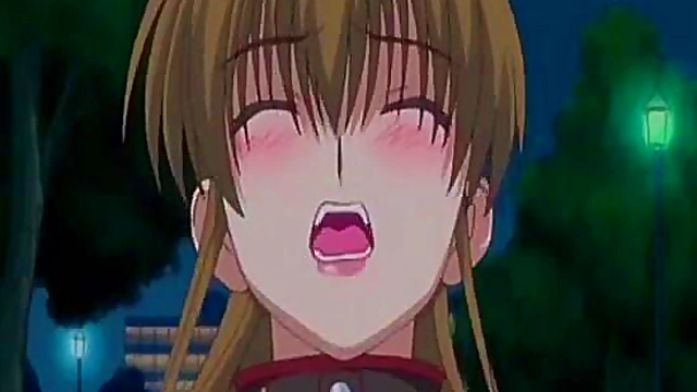 Horny Hentai Slave Gets Fucked Hard Outdoors With Big Dick Bliss