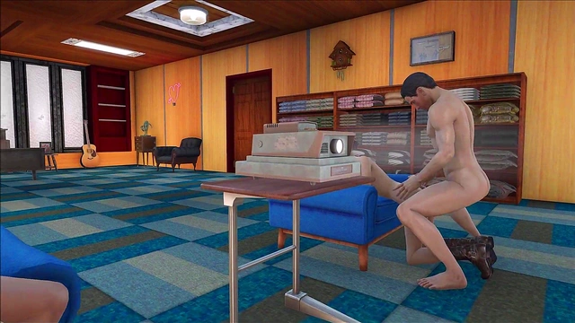 Brunette Anime Group Sex In Fallout 4’s The Fuck Lounge