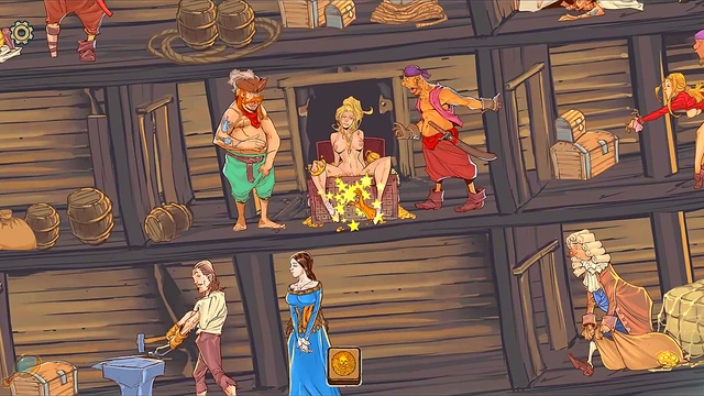 Christmas Hentai Porn Play – Perky Prostitute Meets Rough Pirate Captain