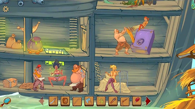 Christmas Hentai Porn Play – Perky Prostitute Meets Rough Pirate Captain