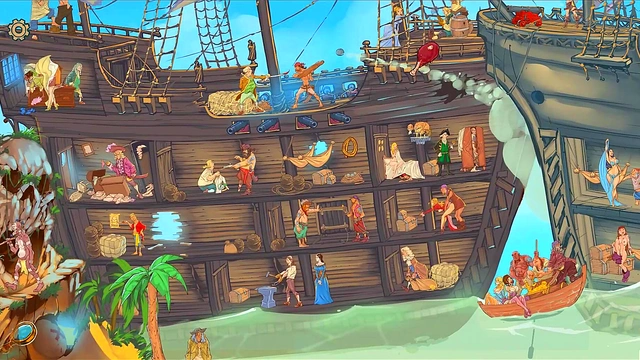 Christmas Hentai Porn Play – Perky Prostitute Meets Rough Pirate Captain