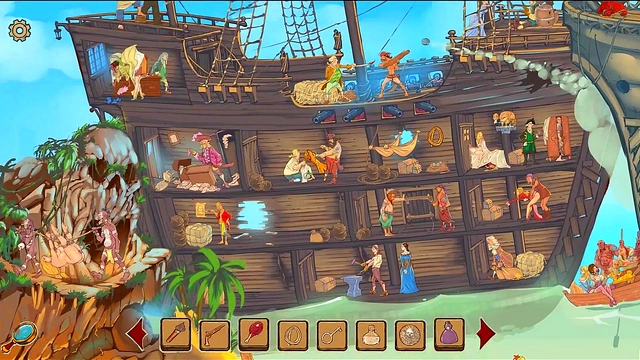 Christmas Hentai Porn Play – Perky Prostitute Meets Rough Pirate Captain