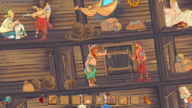 Christmas Hentai Porn Play – Perky Prostitute Meets Rough Pirate Captain