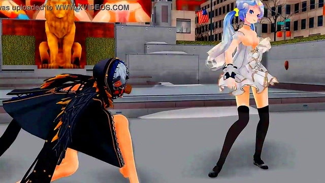 Horny MMD Damsel and Futanari Dance & Sing for Your Pleasure