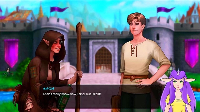 NakedElf Princess With Big Tits And Muscles Fucks In The Bath For Vtuber Fans