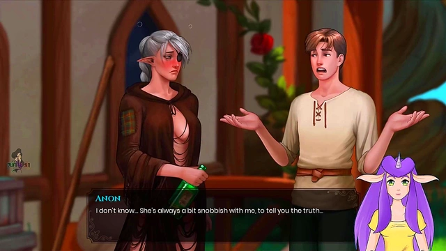 NakedElf Princess With Big Tits And Muscles Fucks In The Bath For Vtuber Fans