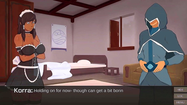 Giant Boobed Maid Korra Milks Big Tits For Creamy Lactating Blowjob Feast