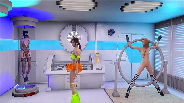 Sexy Fallout 4 Anime Babe Shows Off Hot 3D Body In Multi-Colored Outfit