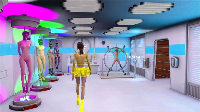 Sexy Fallout 4 Anime Babe Shows Off Hot 3D Body In Multi-Colored Outfit