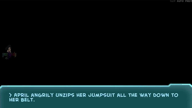 Redhead Hentai Slut April O'Neil Flashes Big Boobs for Genie Voyeur