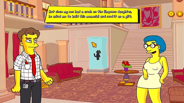 Horny Lisa Simpsons Toon Gets Fucked Hard In Burns Mansion Anime Adventure