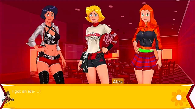 Blonde Slut Paprika Trains Hard in Totally Spies Anime Adventure