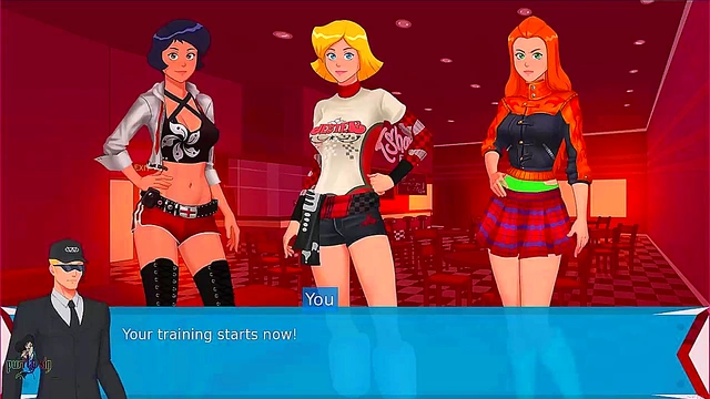 Blonde Slut Paprika Trains Hard in Totally Spies Anime Adventure