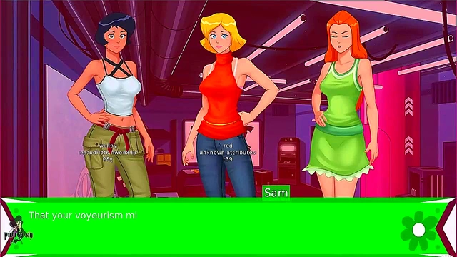Blonde Slut Paprika Trains Hard in Totally Spies Anime Adventure