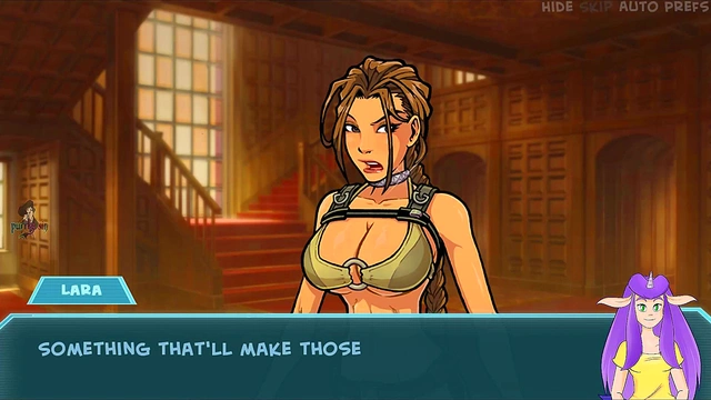 Lara Croft Gets Rough Doggy Style banging With Toy Humiliation & Big-Ass Orgasm