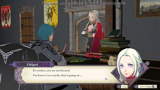 Mercedes from Fire Emblem Gets naughty in Anime Style Action