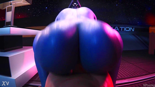 Liara's Big Booty Reverse-Cowgirl Ride In Spluckytama 3D Hentai Sex