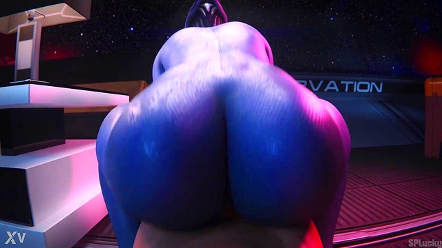 Liara's Big Booty Reverse-Cowgirl Ride In Spluckytama 3D Hentai Sex