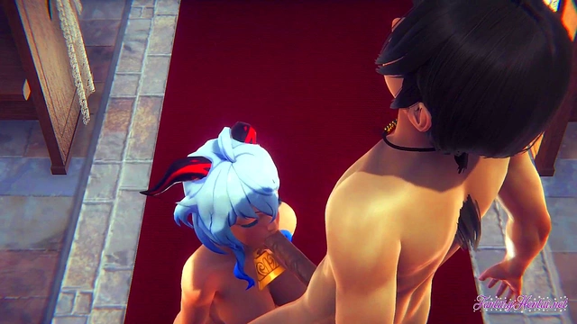 Ganyu CosplayΗntai – Church Sucks & Fucked for Creampie Orgasm