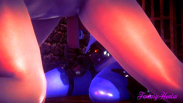 Widowmaker Overwatch Hentai – BDSM Cunnilingus, Handjob & Blowjob Feast