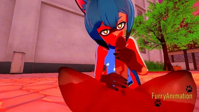 Michiru Fucks in BNA Furry 3D for Creamy Hentai Orgasm