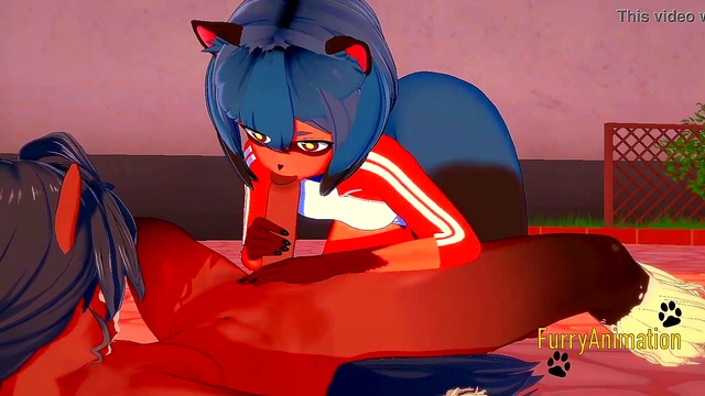 Michiru Fucks in BNA Furry 3D for Creamy Hentai Orgasm