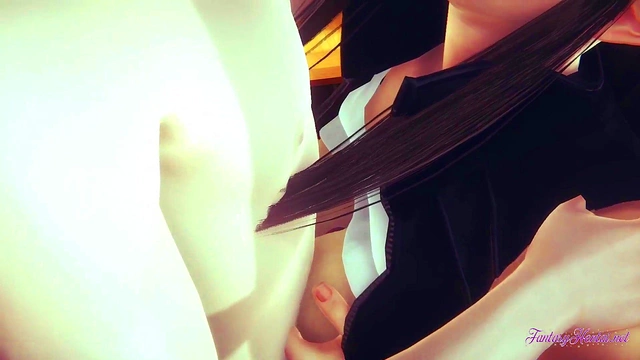 Hilda Gives Uncensored Pokemon Hentai Blowjob & Boobjob For Creampie Feast