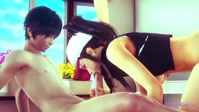 Hilda Gives Uncensored Pokemon Hentai Blowjob & Boobjob For Creampie Feast