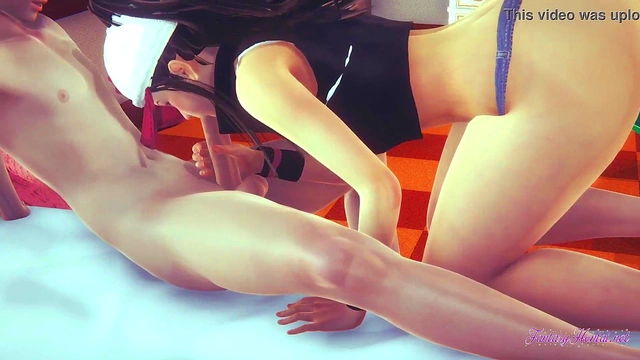 Hilda Gives Uncensored Pokemon Hentai Blowjob & Boobjob For Creampie Feast